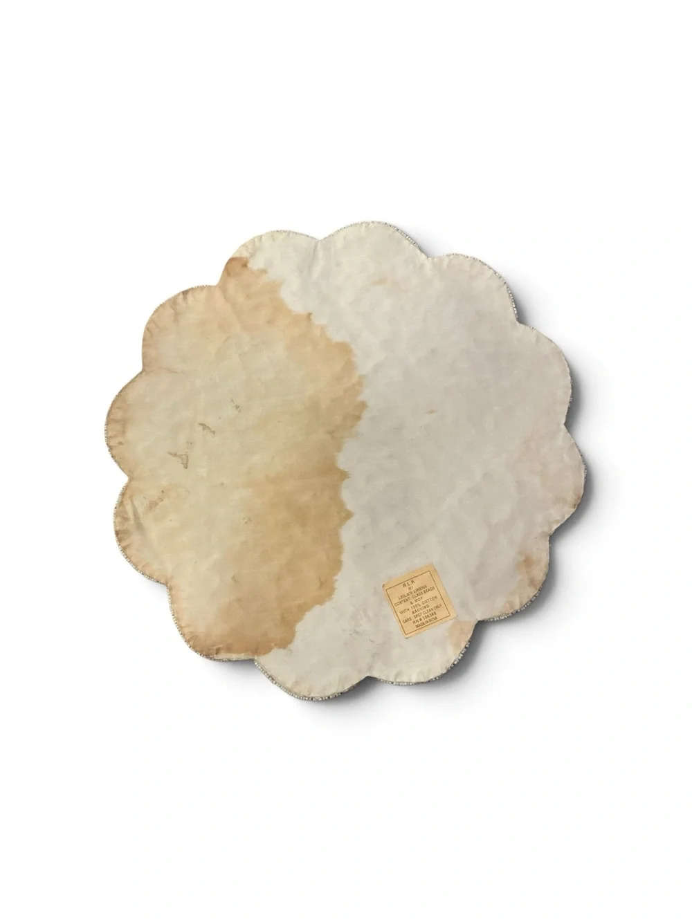 Beautiful Vintage Mother Of Pearl Leila’s Linens Set Of 4 Placemats
